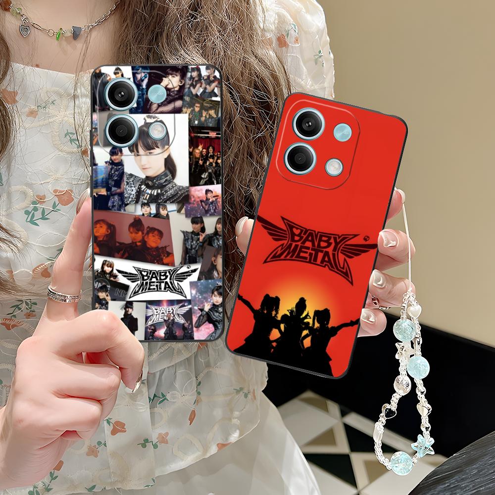 Cute Babymetal Mobile Phone Case for POCO M6 M5 M4 M3 X7 X6 X5 X4 X3 F6 F5 F4 Pro GT 5G Colour Printing Cover Cellphones Pretty