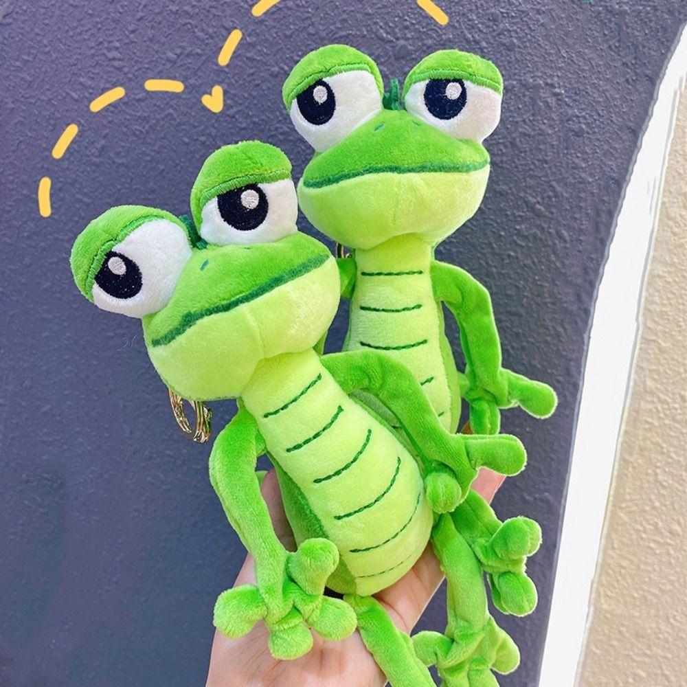 Stuffed Animals Lizard Doll Keychain Bag Pendant Lizard Green Pendant Jewelry Backpack