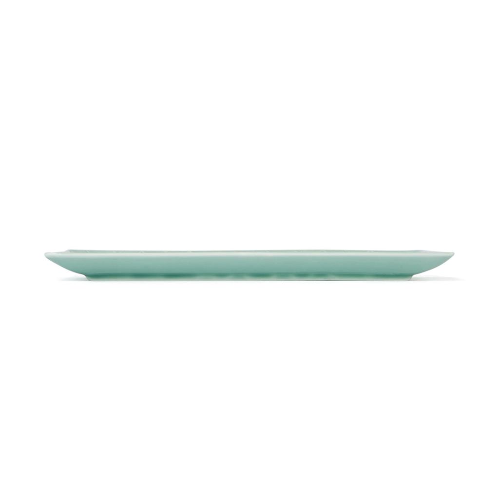 Francfranc Mino Ware Rectangular Green Plate, Medium,