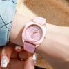 Women's Square Watch Casual Silicone Quartz Wristwatch Girls Clock Gift