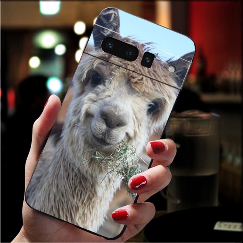 Lama Alpacas Animal Phone Case For Google Pixel 10 Pro 9 Pro XL 9A 8 7 6 Pro Pixel 8A 7A 6A Pixel 8 7 6 5