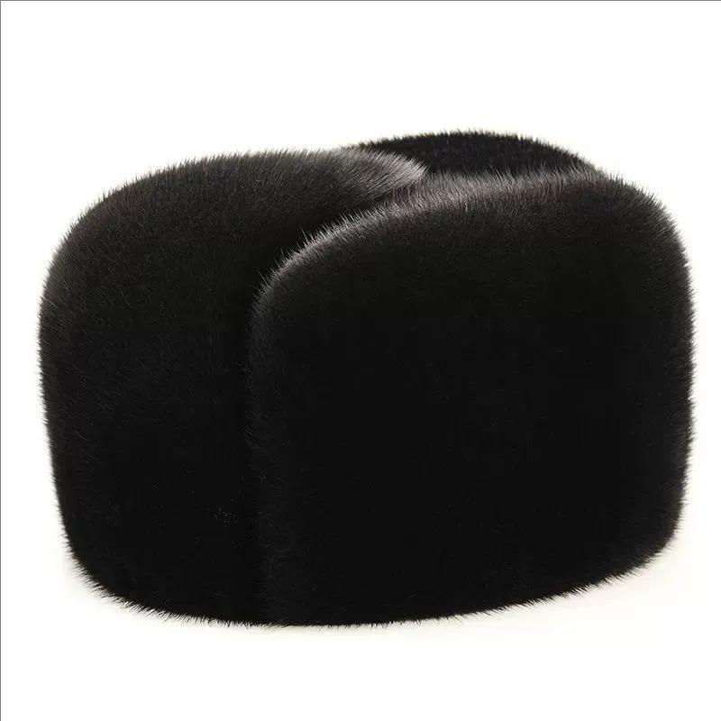 WTEMPO Outdoor Cycling Skiing Faux Fur Hats Autumn Winter Women's Men's Windproof Cold-proof Warm Plush Hats