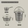 Yicang Thickened Plastic Household Bucket 3-Piece Set