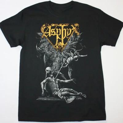 ASPHYX Band DEATH ACROSS THE WEST Shirt Classic Black Unisex S5XL KY144 Unisex T-Shirt