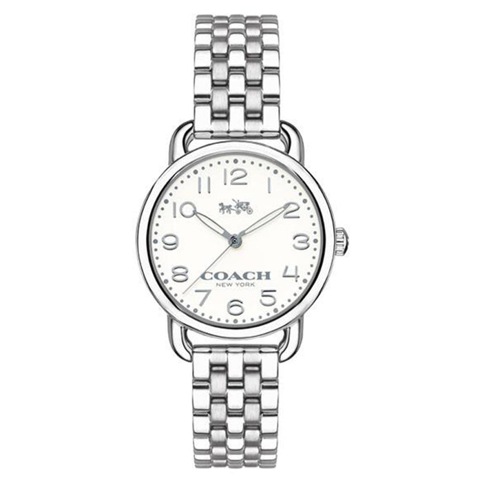 

Coach Delancey Silver Quartz Ladies Watch - 14502240 срібний