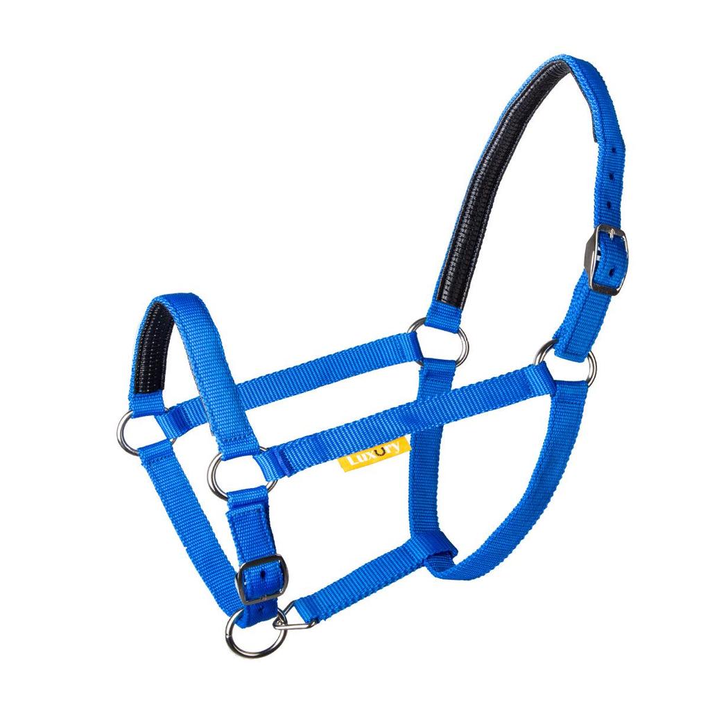 Durable Woven Horse Halter & Lead Rope for Training and Riding