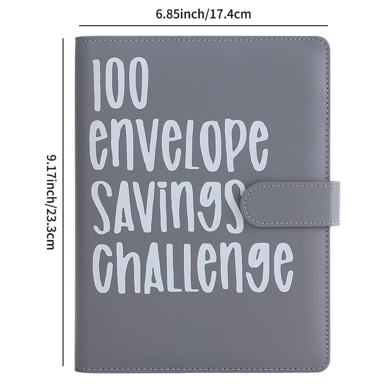 A5 Couple's 100-Day Savings Notebook with Insertable Binder