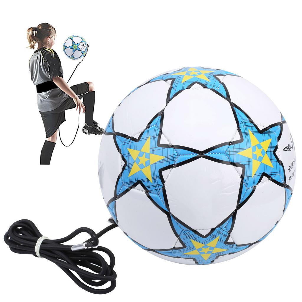 Professional Football Training Assistance Elastic Rope Soccer Training with Band BeltNo.5 Ball
