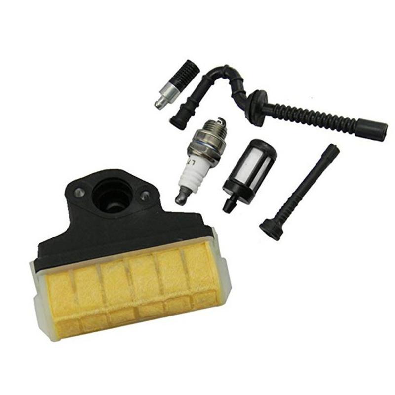 6 bucăți/set set filtru de aer bujie filtru țeavă de ulei de combustibil pentru Stihl 021 023 025 MS210 MS230 MS250