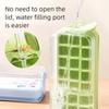 Food Grade Silicone 2in1 Ice Cube Straw Cups Press Type Ice Cube Tray Ice Tray Mold  Travel