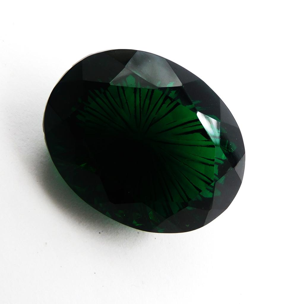 Natural Green Topaz Loose Gemstone 69.20 ct Oval Cut for Pendant for Jewelry Making and Crafts