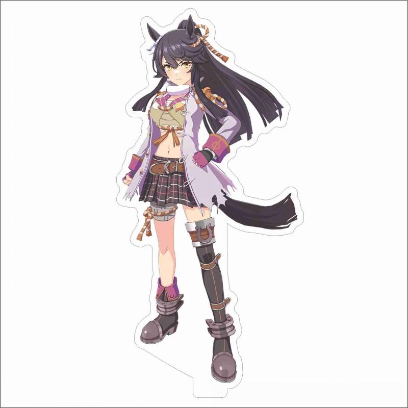 Japan Beautiful Derbil 15 Cm Cartoon Characters Acrylic Double-sided Stand Model Kawaii Cute Office Decoration Panel Permanent Recording Fans