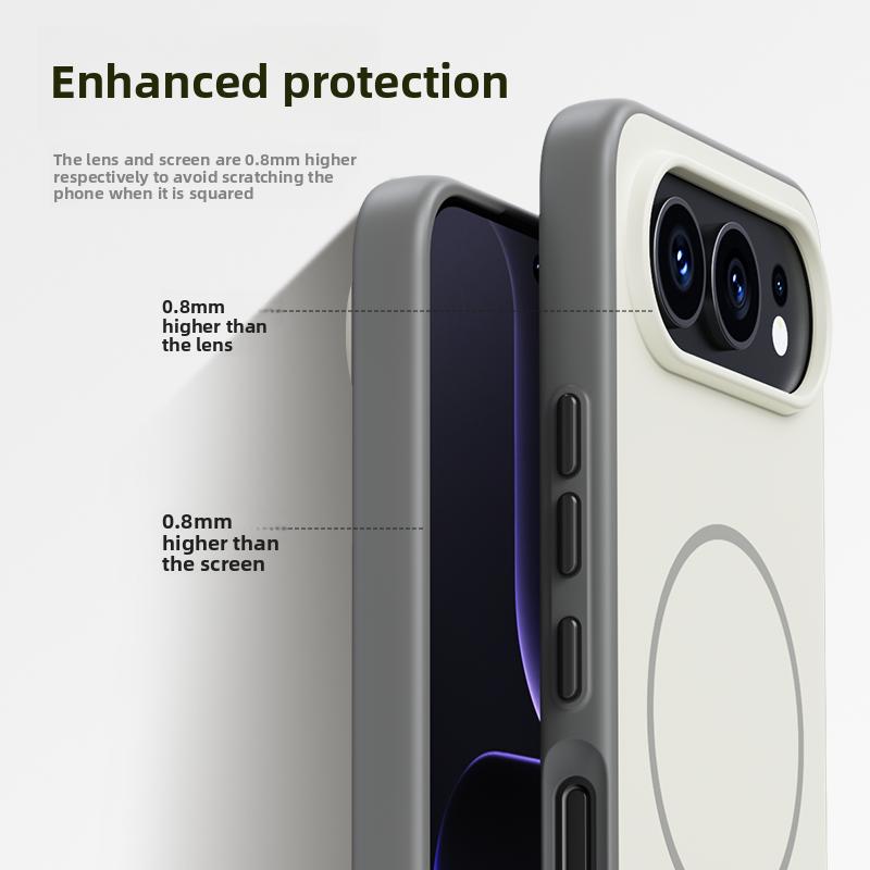 For Huawei Honor 500 Pro Phone Case Hard Silicone Skin Magnetic Wireless Charging Protective Back Cover for Honor 500 Shell