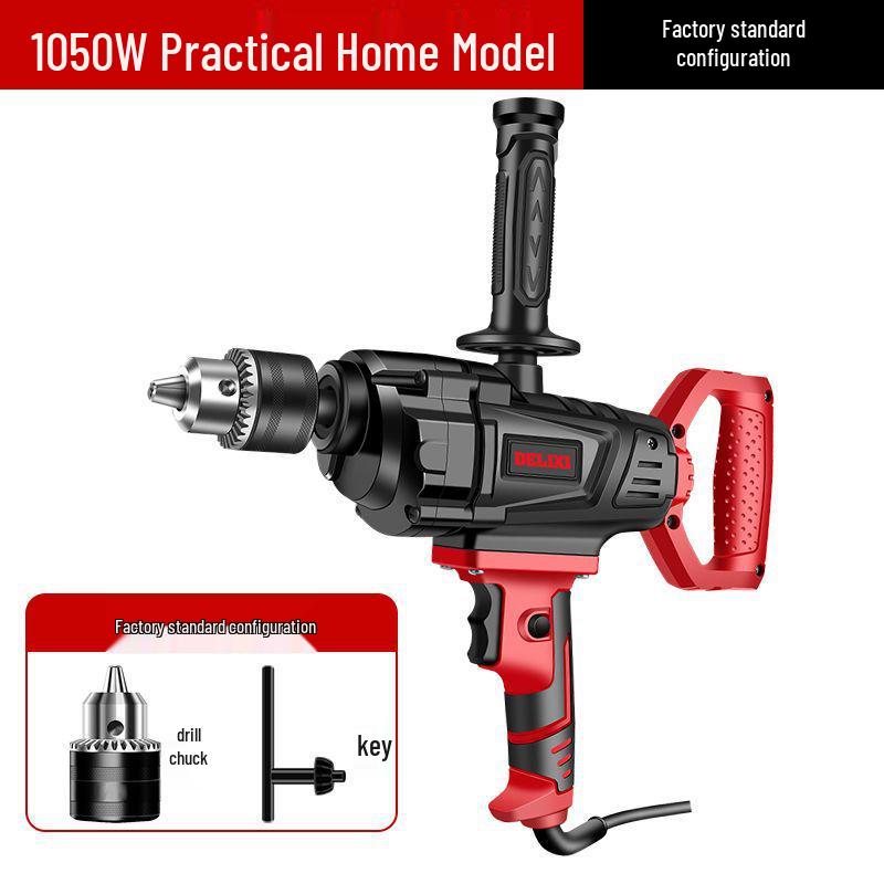 

Delixi High-Power Handheld Electric Drill Mortar and Cement Mixer