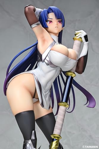Q-six Taimanin RPGX Pale Young Purple Yatsumurasaki 1/6 Scale PVC Painted Complete Figure -