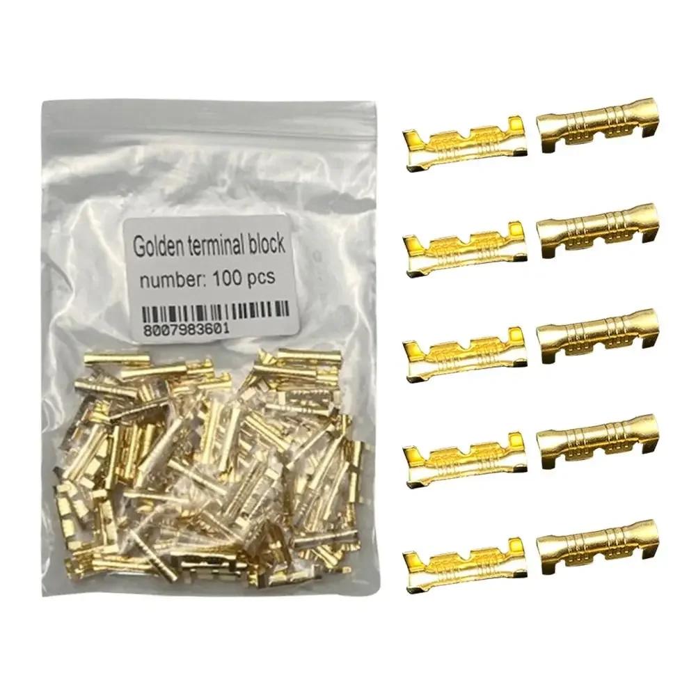 50/100/200pcs 453 u-Shaped Terminal Line Wire Harness Connectors Wiring Tab Cold Terminal Cold Inserts