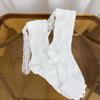 3Pairs Thin Lace Bow Socks Ins Style Sweet Socks Women Cute Mid Tube Socks  Girl