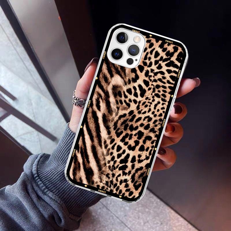 Animal Leopard Print Phone Case For iPhone 17 Air 16 15 Pro Max 14 Plus 13 Mini 12 11 Cover 7 8 SE Silicone Shell Print Fundas 1