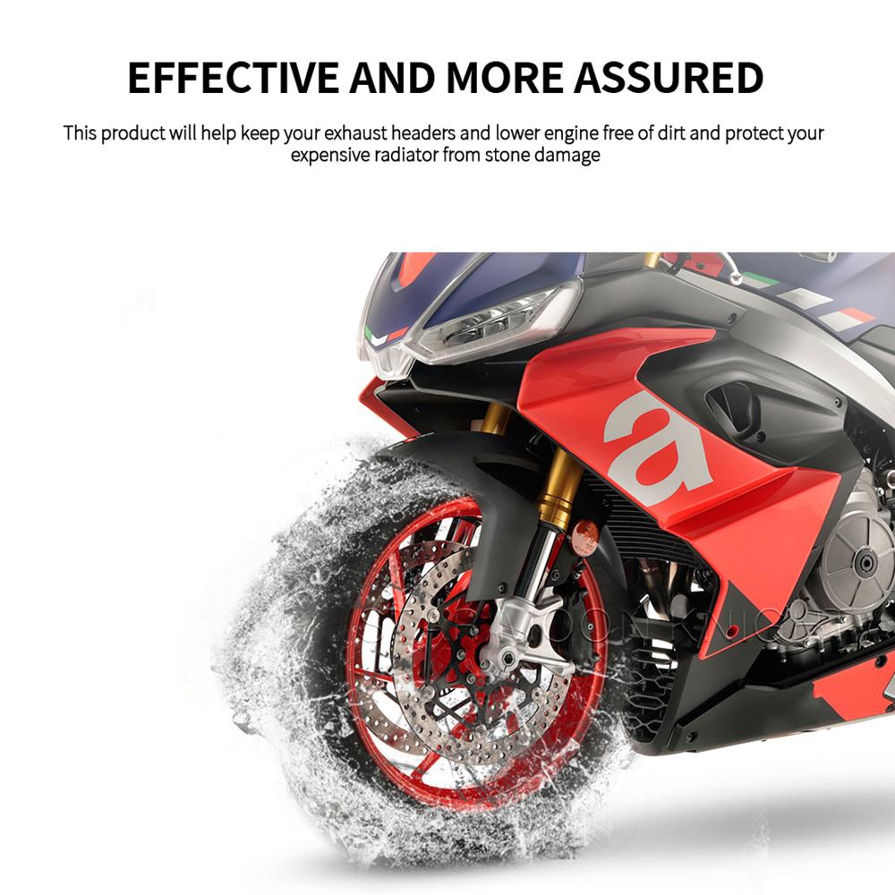 Motorcycle Accessories Front Fender Mudguard Extender Extension For Aprilia RS 660 RS660 RSV4 Tuono V4 Tuono 660  2022 2023-