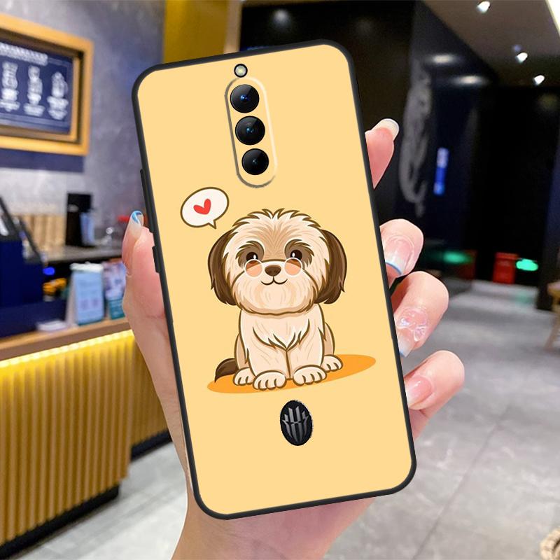 Cartoon Shih Tzu Dog Case For Nubia Red Magic 10 9 8 Pro Plus 6 7 6S 7S Pro 5G 6R RedMagic 9S 8S Pro Plus Cover