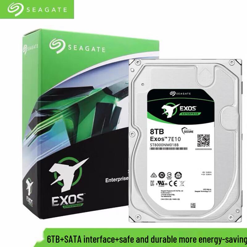 Seagate Exos 7E10 8TB Enterprise Hard Drive