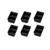 Wakaizumi Shikki Japanese Bento Box Dividers 6.5-Sun Jubako Partition Block Cups Black Set of 6 H-154-19B