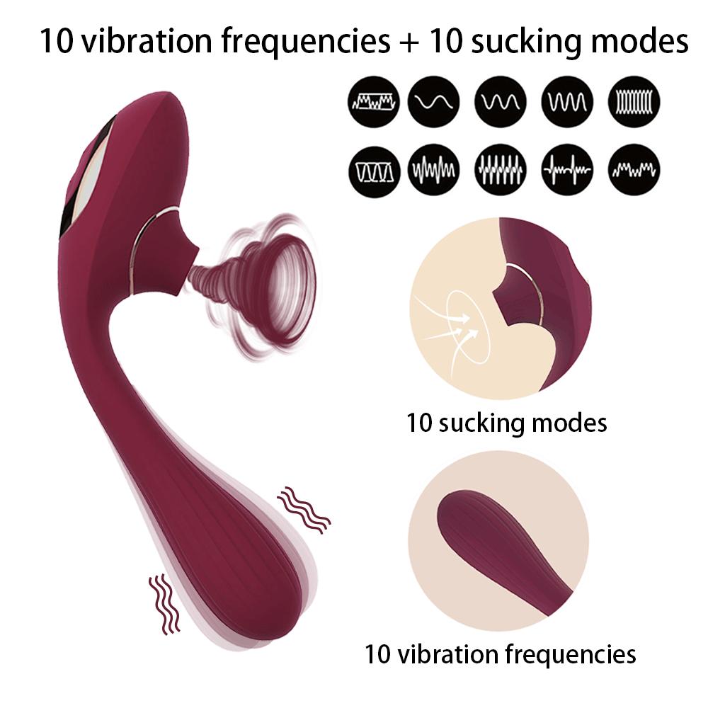Zungen-Klitoris-Saugvibrator Klitoris Vagina Stimulator Sexspielzeug für Frauen Nippelsauger Erotischer Brustmassagegerät Orales Erwachsenenspiel