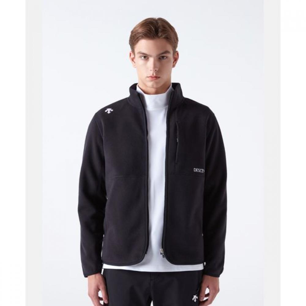 

Куртка Descente из микрофлиса на молнии черного цвета BLK0BLACK/100