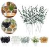 18pcs Eucalyptus Stems Artificial Eucalyptus Leaves For Wedding Home Christmas Decoration 2026 Christmas