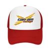 Custom BRP Can Am Logo Print Mesh Baseball Cap Summer Breathable Mesh Sun Hats Caps Unisex Outdoor Adjustable Casual Headwear