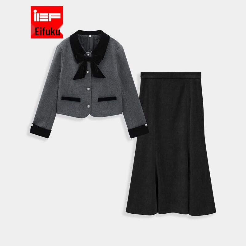 IEF Women s Elegant Wool Blend Suit Set M