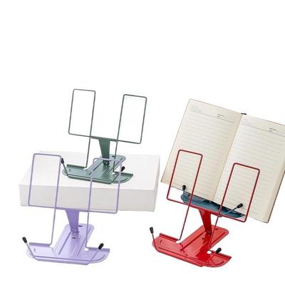 Hot! Simple Metal Reading Stand Stable And Not Easy To Collapse Foldable And Adjustable Bookshelf Music Score Stand Phone Holder