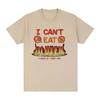 Ich kann kein Gluten essen, das macht mir Bauchschmerzen Meme T-Shirts Intoleranz Männer Frauen Baumwolle Lässig Rundhals Oversize T-Shirts Streetwear