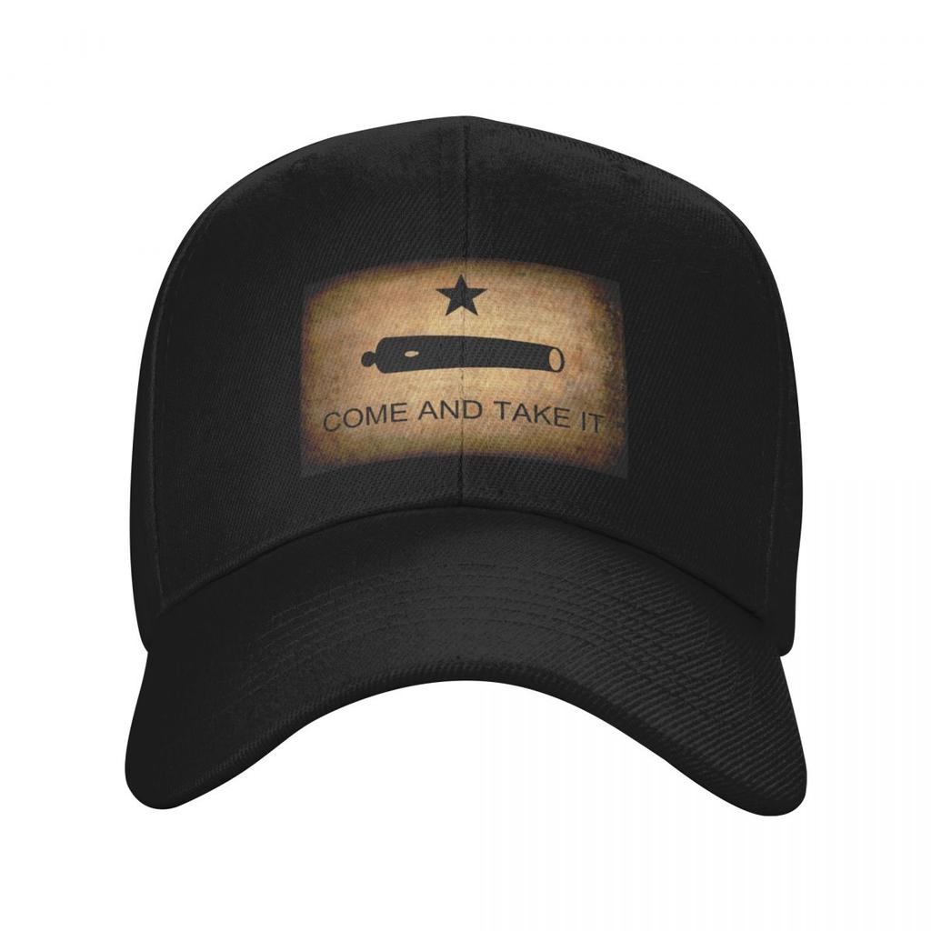 Texas 'Come and Take It' Kanonenflagge Baseballkappe Militärische Taktikmütze Herren große Größe Hut süß Für Mädchen Herren
