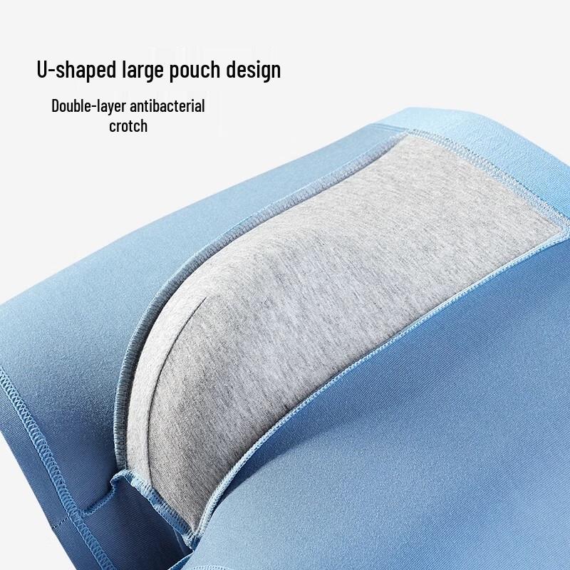 Nanjiren Men's 10A Antibacterial Modal Boxer Briefs