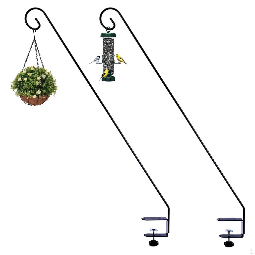 Deckschwenkhaken Vogelfutterständerstange Stabil Verstellbar Mehrzweck Futterstation Halterung für Außenhöfe