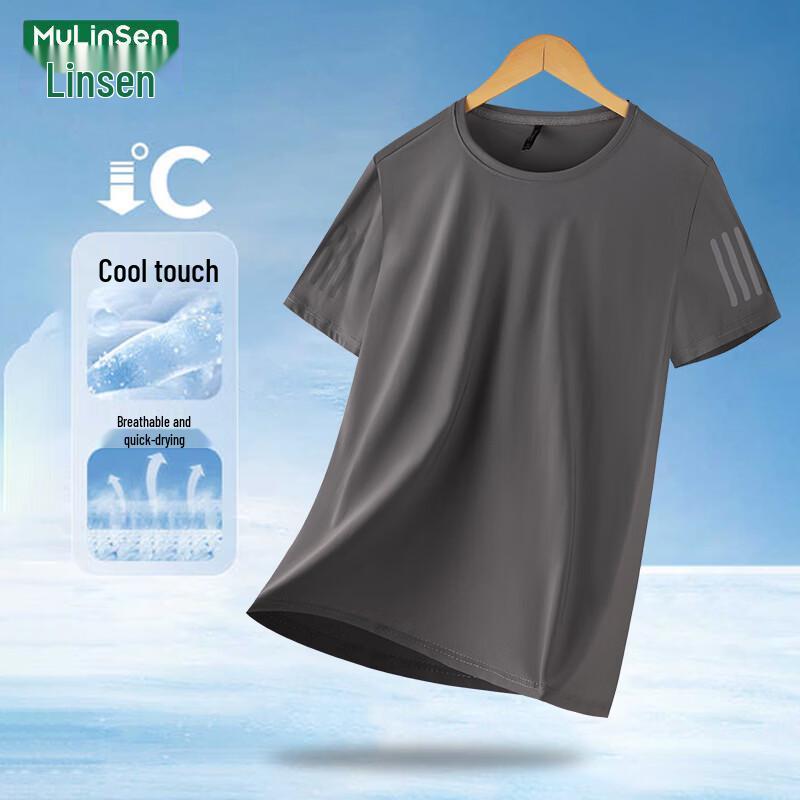 MULINSEN Women s Ice Silk Quick-Dry Sports T-Shirt 3XL