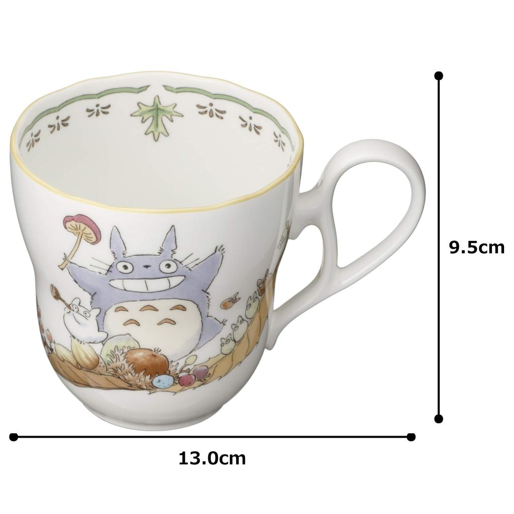Noritake Mug 375cc My Neighbor Totoro Microwave Safe Bone China TT97855/4924-3