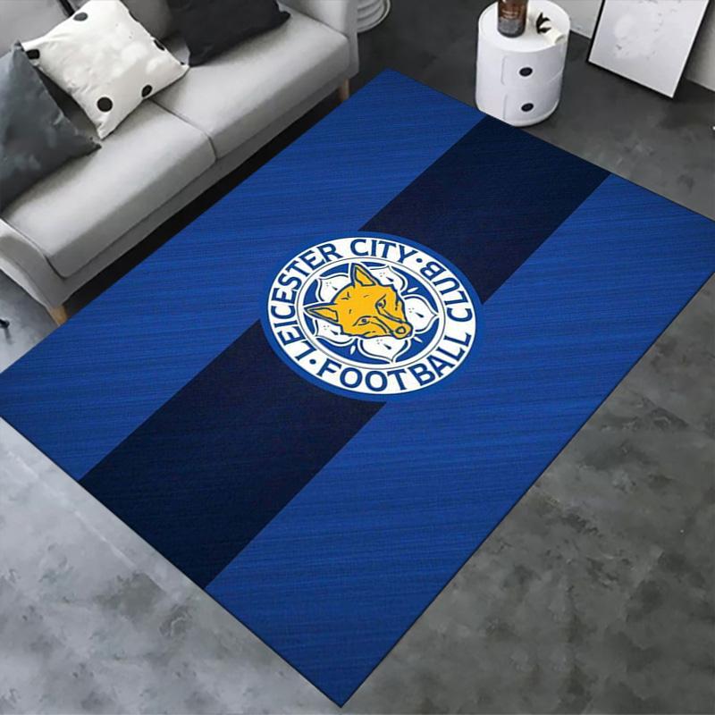 Leicester City FC Carpet Rug for Living Room Bedroom Home Sofa Decoration,Kids play Non-slip Floor Mat