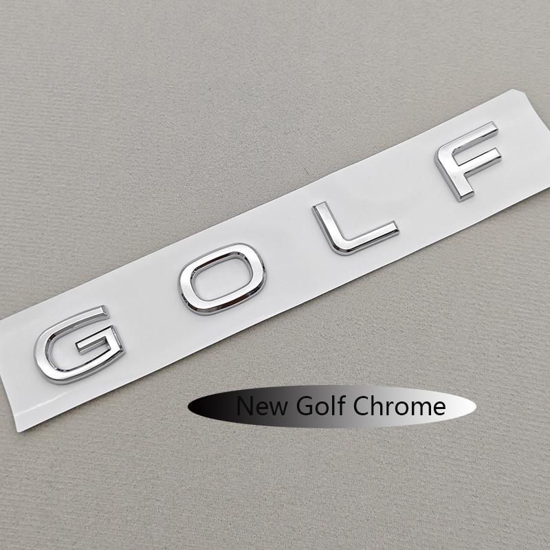 For VW VOLKSWAGEN 2026 New 3D ABS Logo Golf Emblem Letters Badge Car Rear Trunk Sticker For Volkswagen VW Golf 4 5 6 7 8 MK4 MK5