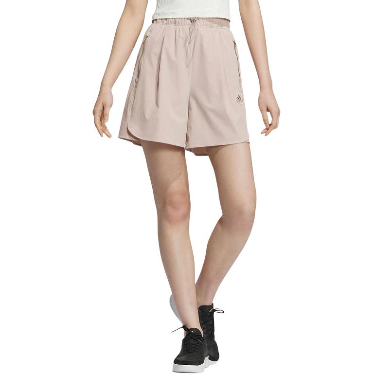 adidas Minimalist Loose-Fitting Sun Protection UPF50+ Woven Casual Shorts Women Bottoms Miracle-Grey JI9802