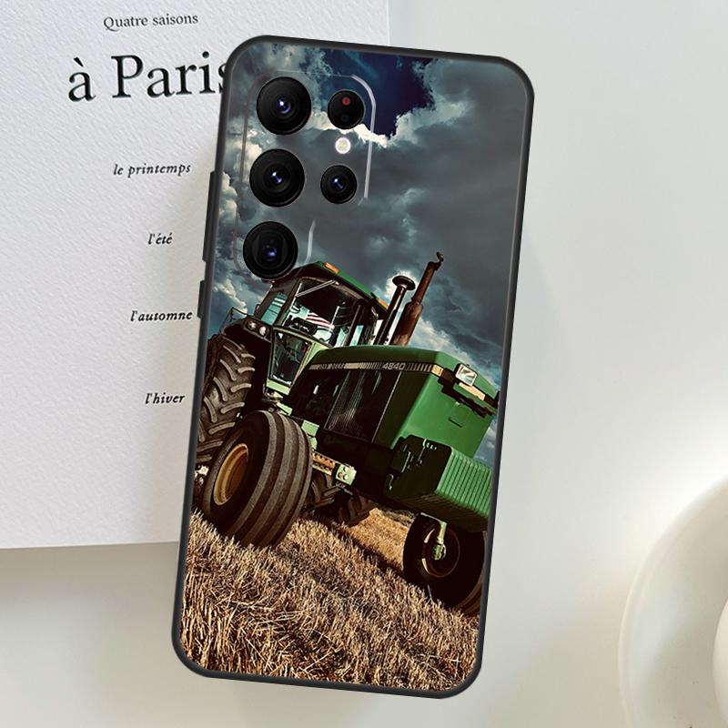 Pouzdro na telefon Samsung Galaxy S26 Ultra S25 S24 S23 S21 S22 Ultra S10 S20 Plus S25 FE s motivem zemědělského traktoru