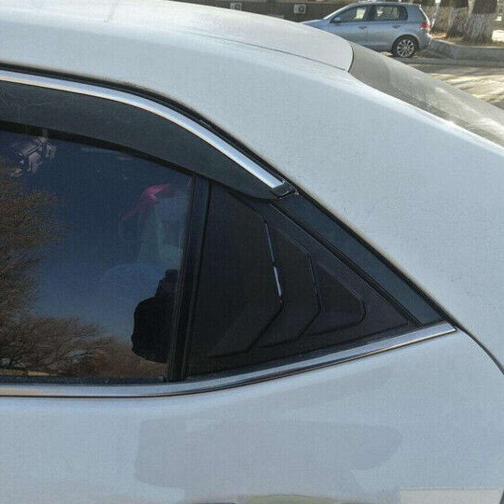 Für Toyota Corolla 2014 2015 2016 2017 2018 Auto Hecklamellen Fenster Seitenjalousie Abdeckung Verkleidung Aufkleber Lüftungsschaufel Kohlefaser Auto