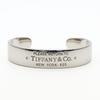 Used TIFFANY&Co. bracelet Narrow cuff Return to Silver925/diamond 31.7g Silver 2PD