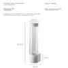 Dipuer Disposable Cup Holder, No-Drill Wall-Mounted Dust-Proof Plastic Cup Rack, Automatic Cup Dispenser for Water Coolers