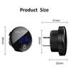 DC 5V-48V  LED Panel Digital Voltage Voltmeter Meter Battery Capacity Display Volt with Touch ON/OFF Switch for Car Boat Marine