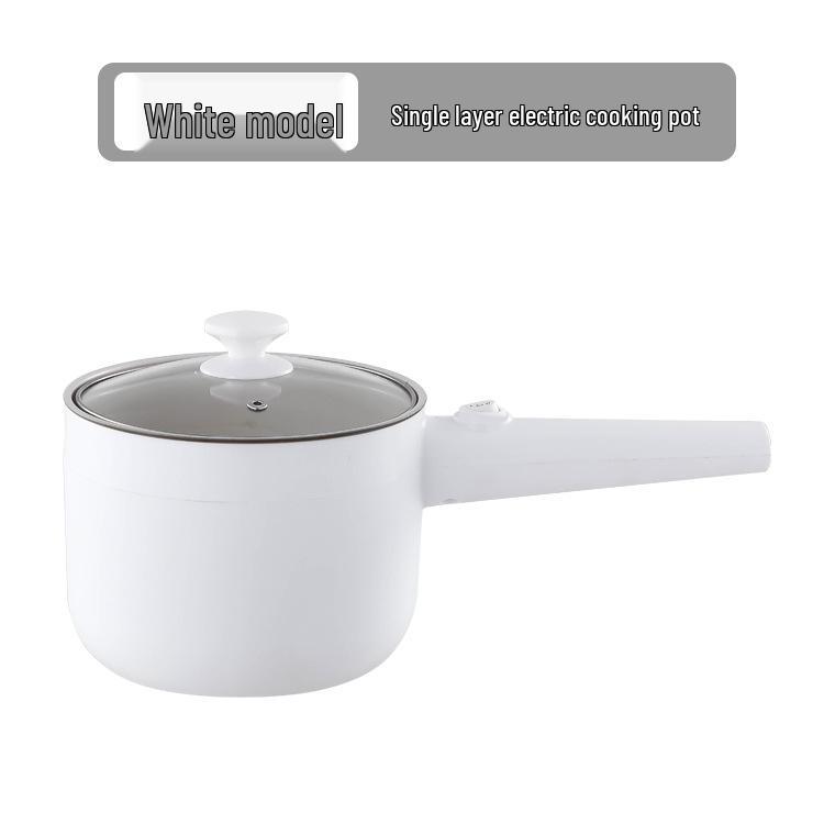 Smart Multifunctional Electric Cooker with Long Handle – Compact Dorm-Use Hot Pot for Steaming and Cooking