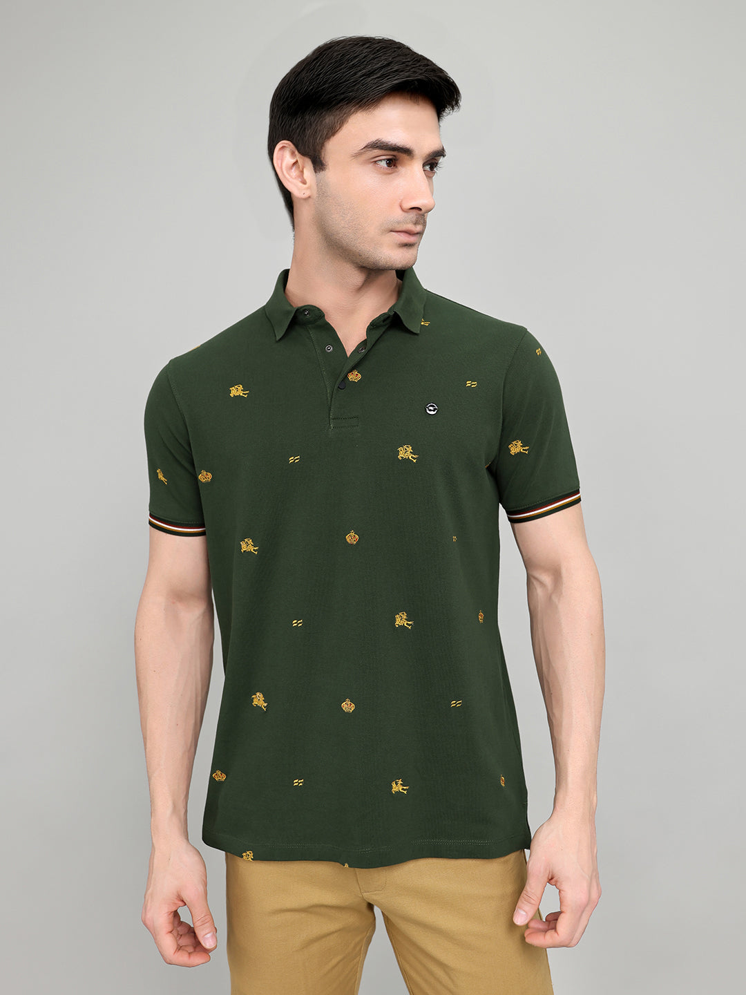 Monte Carlo Men Smart Fit Green Tshirt M зелёный