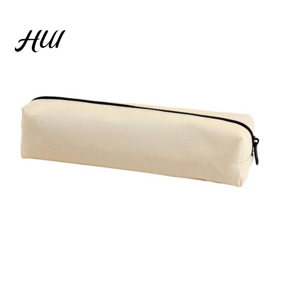 Low-saturation Color Pouch Oxford Pencil Case, Large Capacity Pen Bag, Simple Student Case Zipper for School Office, Lightweight Stationery Organizer