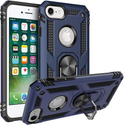 Funda Antigolpes para iPhone 7 Armor Militar Protección contra Caídas Soporte con Anillo Funda Magnética para iPhone 7 Plus 7Plus